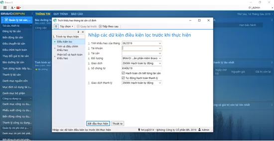 Tính và trích chi phí khấu hao TSCĐ